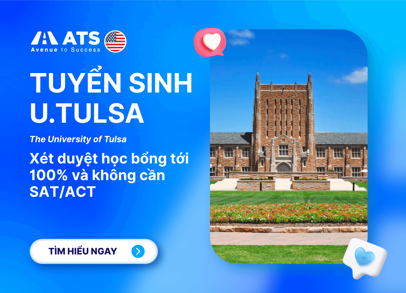 Du học Mỹ 2026: Khám phá The University of Tulsa – Trường Đại học Danh Tiếng với Học Bổng Tới 100%